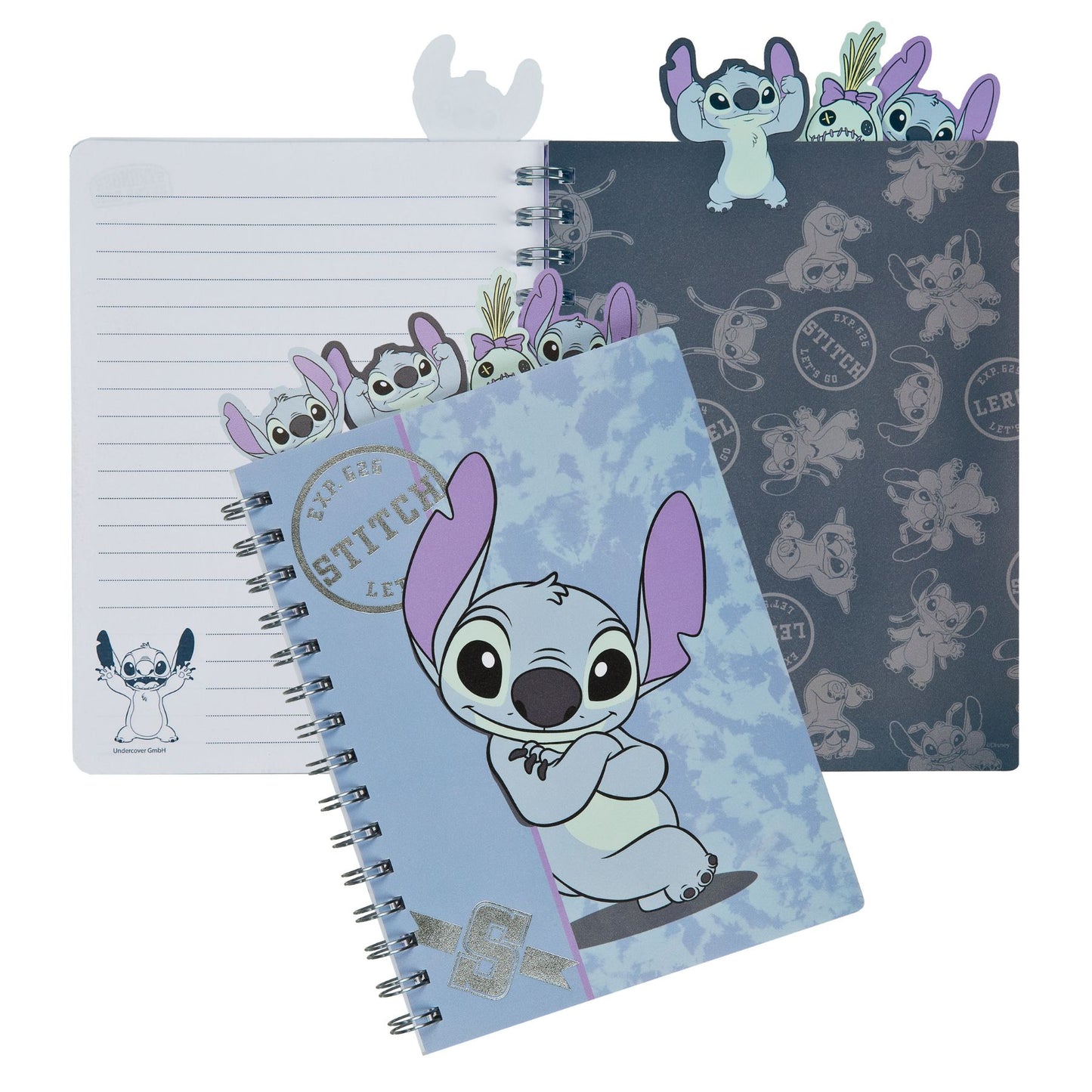Disney Stitch Notizbuch blau Journal Schreibheft für Notizen Schule Büro und Alltag