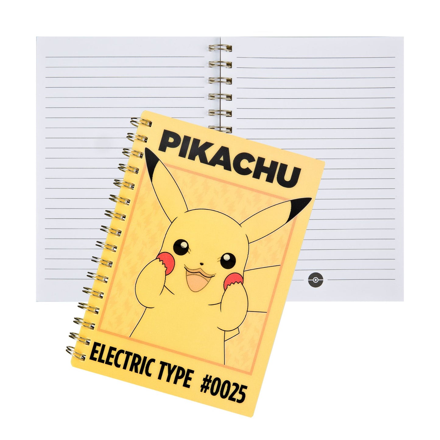 Pokemon Notizbuch gelb Journal Schreibheft für Notizen Schule und kreative Ideen