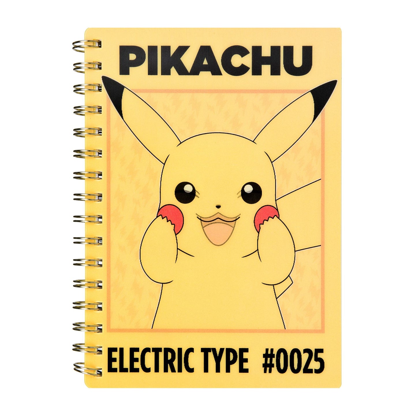 Pokemon Notizbuch gelb Journal Schreibheft für Notizen Schule und kreative Ideen