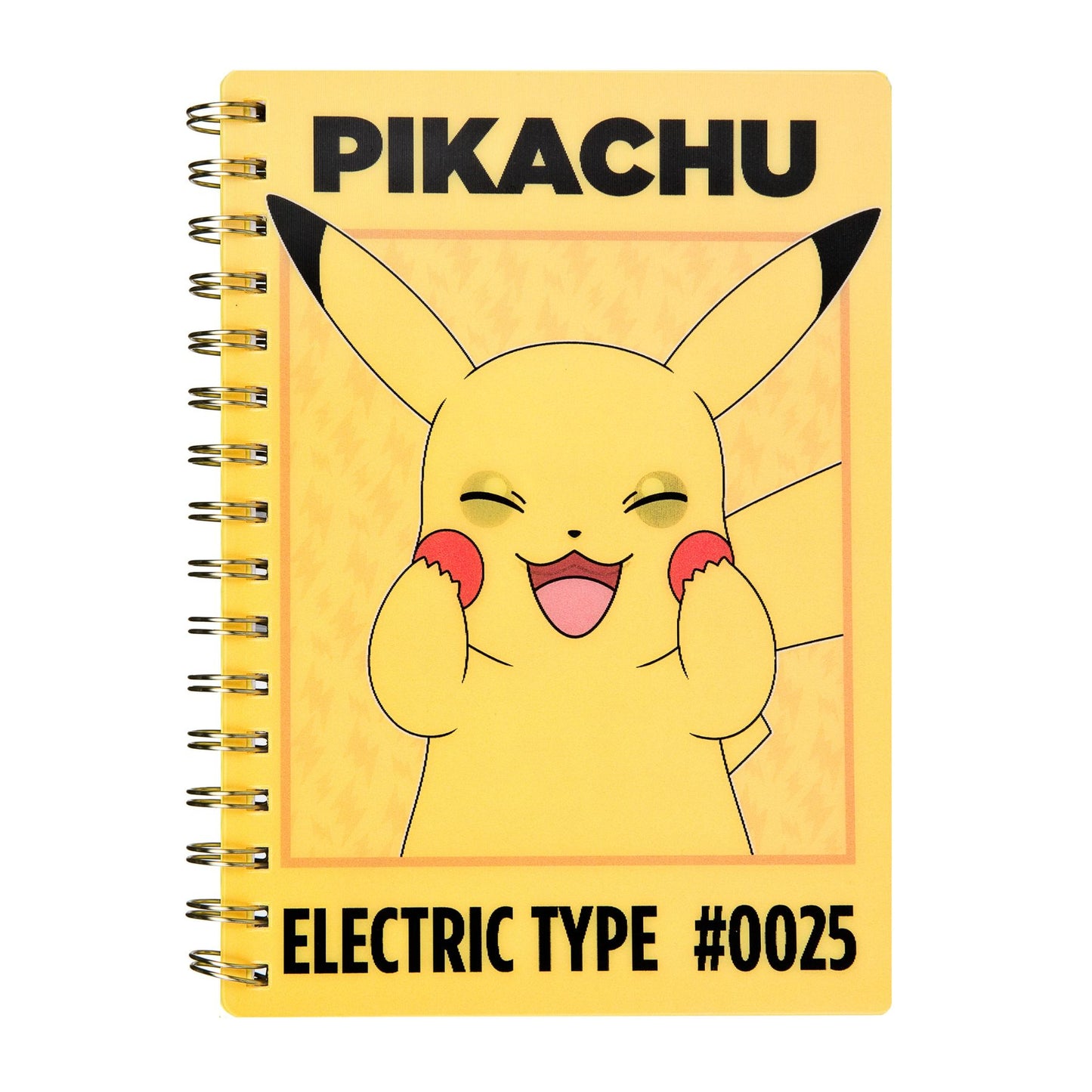 Pokemon Notizbuch gelb Journal Schreibheft für Notizen Schule und kreative Ideen
