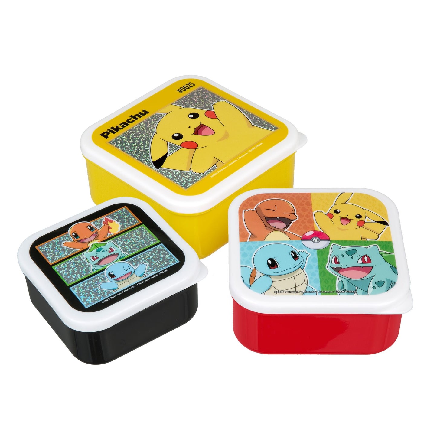 Pokemon Snackbox 3 in 1 Lunchbox Kinder Vesperdose Aufbewahrungsbox für unterwegs