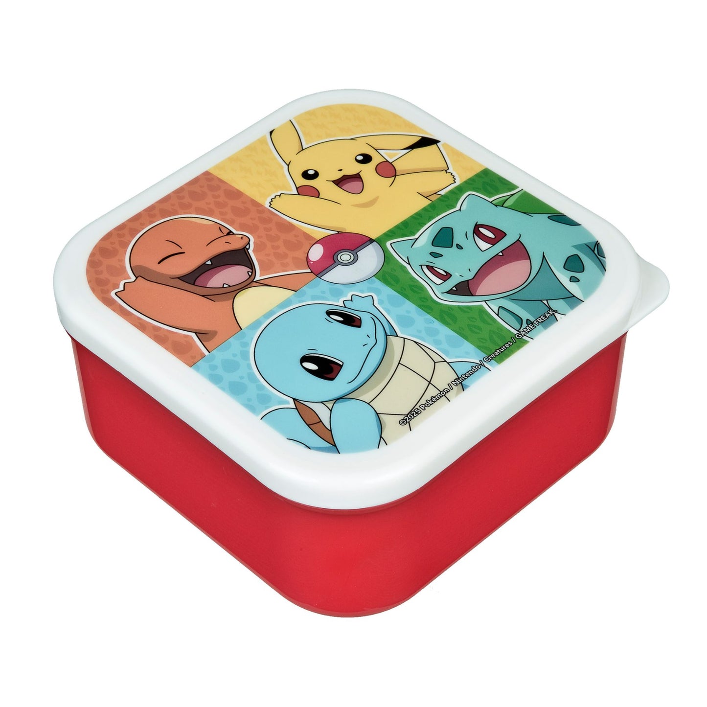 Pokemon Snackbox 3 in 1 Lunchbox Kinder Vesperdose Aufbewahrungsbox für unterwegs
