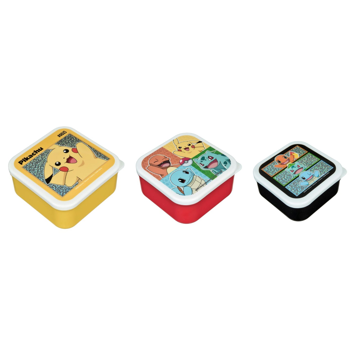 Pokemon Snackbox 3 in 1 Lunchbox Kinder Vesperdose Aufbewahrungsbox für unterwegs