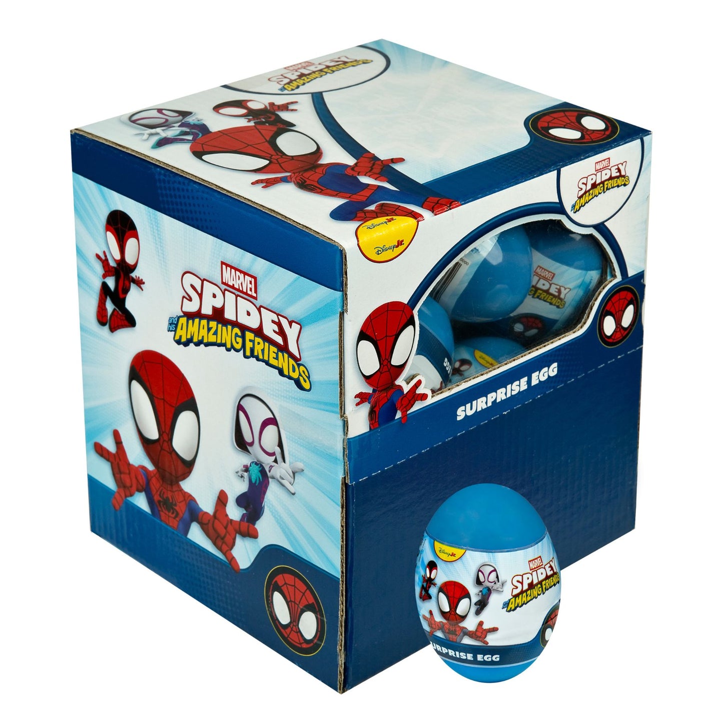 Marvel Spidey 1 Stück Kinder Überraschungsei blau Spielzeugkapsel Sammelartikel Geschenkidee