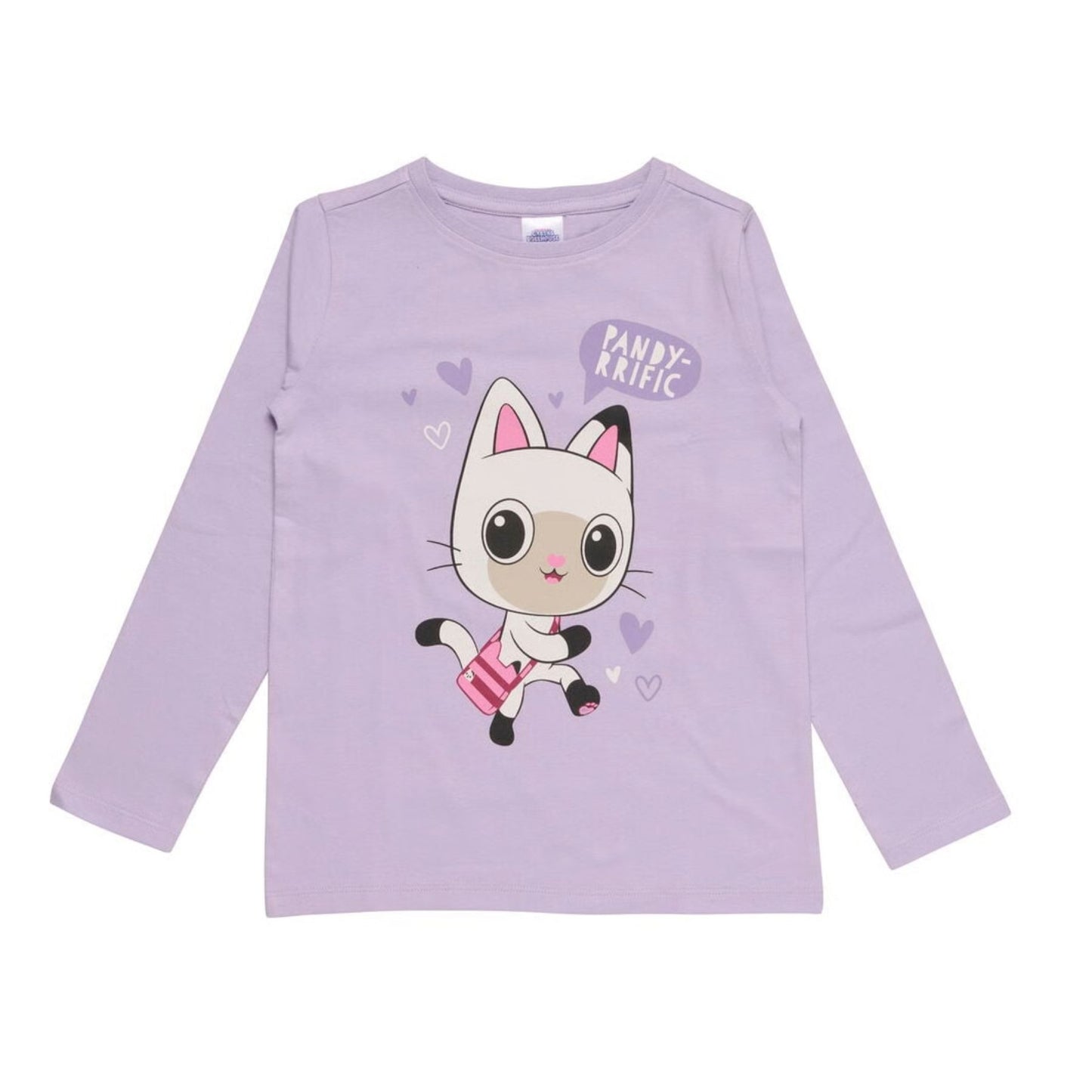 Gabby's Dollhouse Kinder Langarmshirt aus Baumwolle lila Freizeitshirt