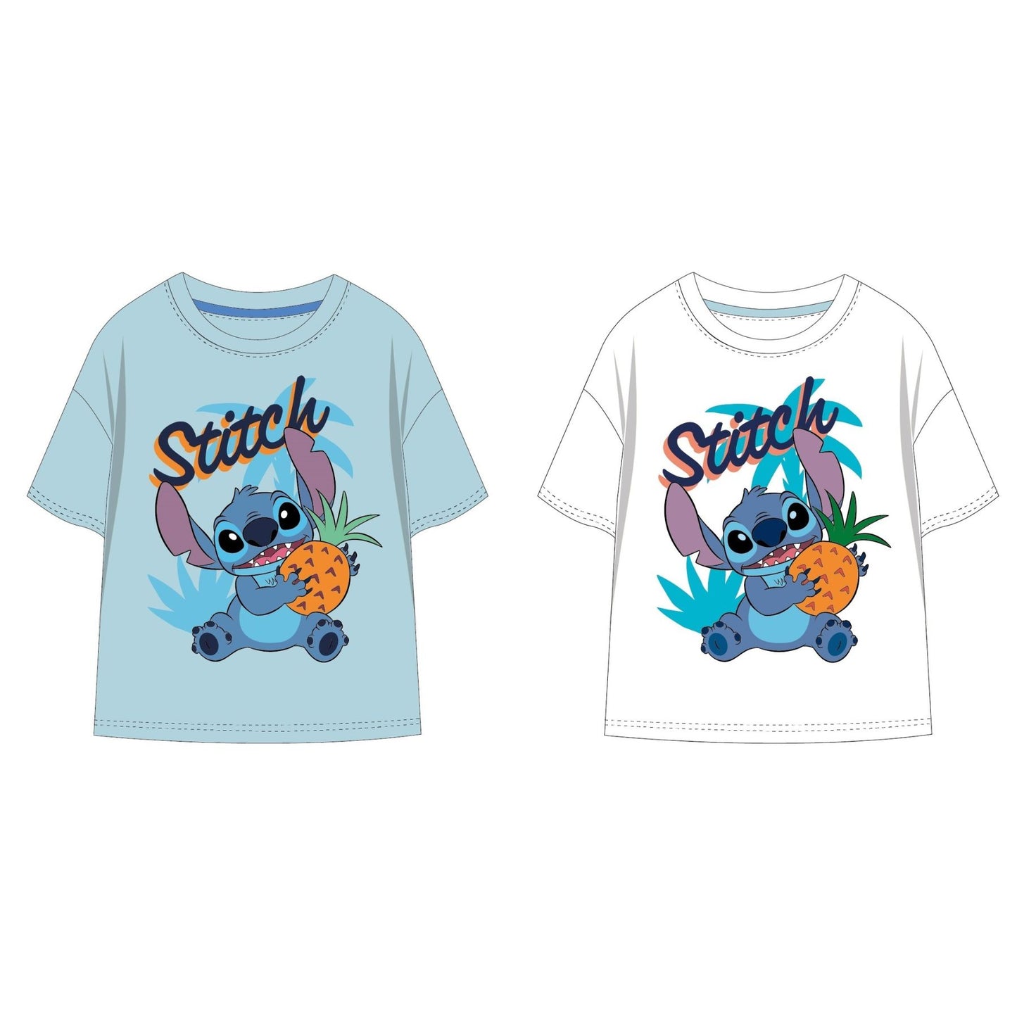 Disney Lilo & Stitch T Shirt Kinder Shirt Kurzarmshirt Freizeitshirt Mehrfarbig