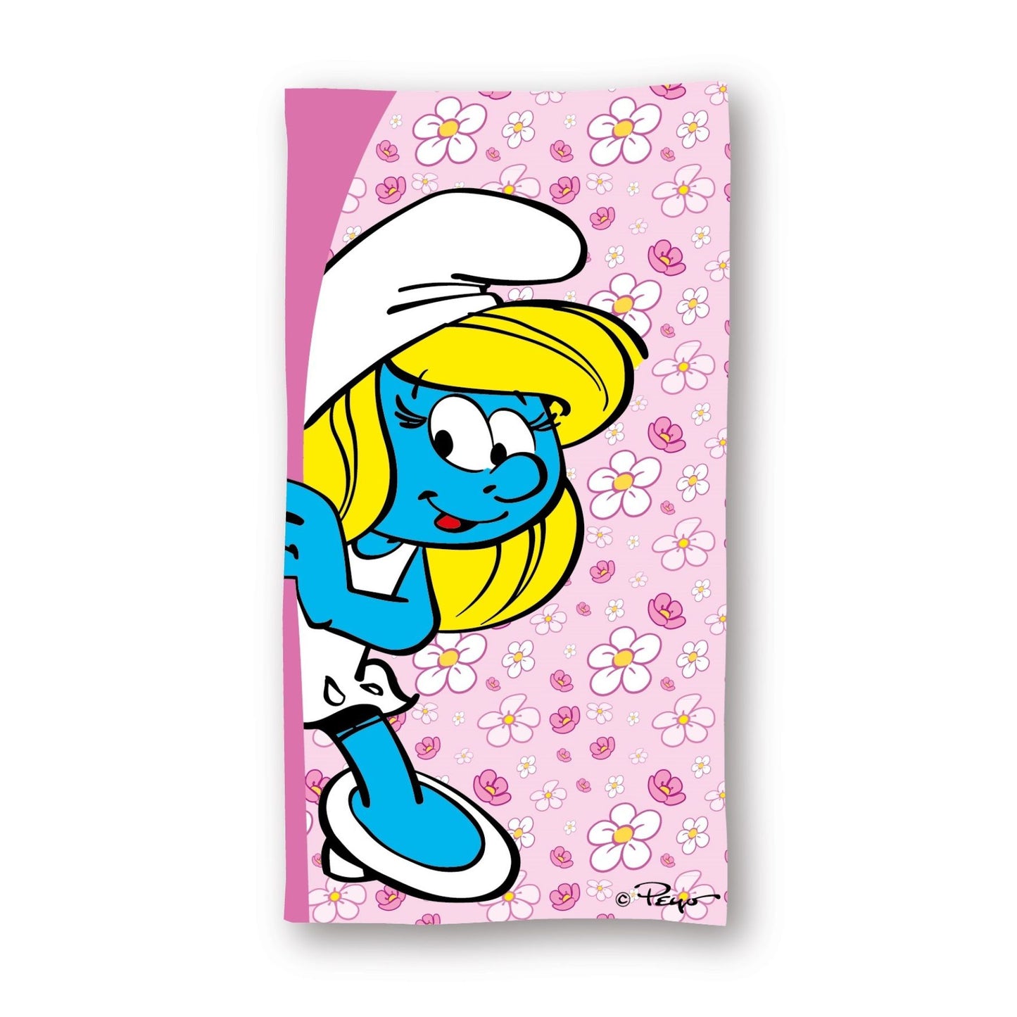 The Smurfen Strandtuch Mikrofaser Badetuch 70 × 140 cm
