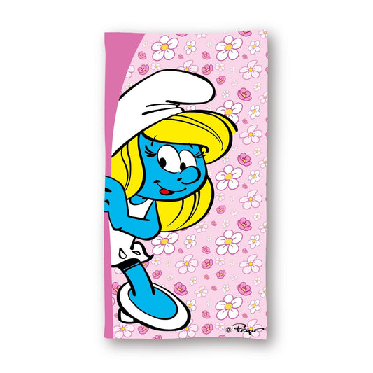 The Smurfen Strandtuch Mikrofaser Badetuch 70 × 140 cm