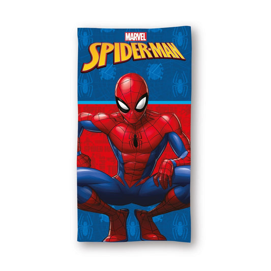 Spiderman Strandtuch Mikrofaser Badetuch Blau 70 × 140 cm Strand Handtuch