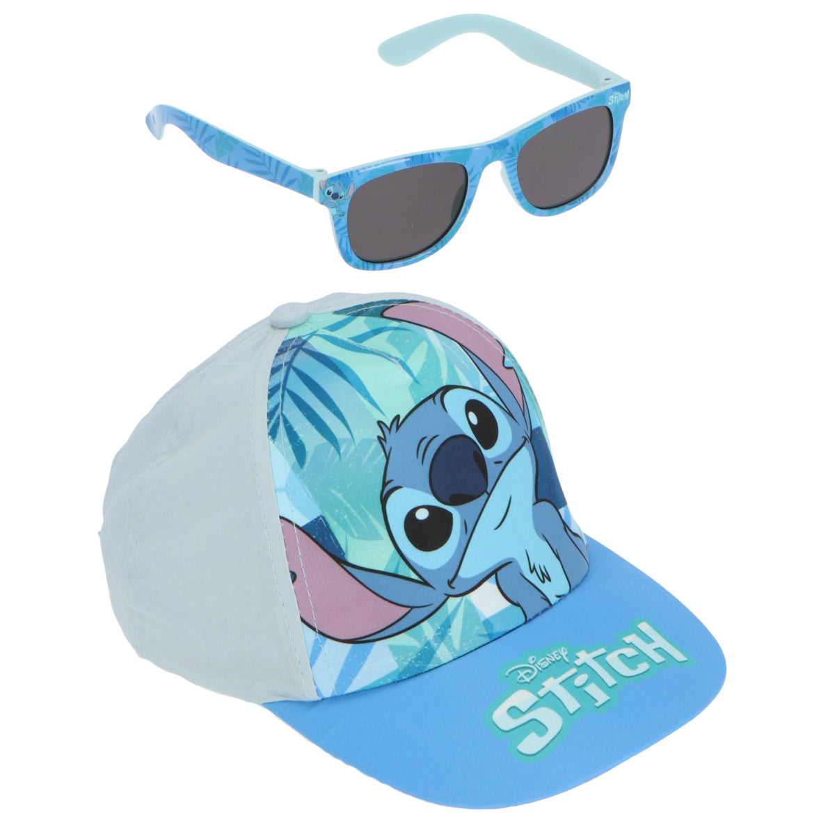 Lilo & Stitch Kinder Basecap Kappe Sonnenbrille Freizeit Blau