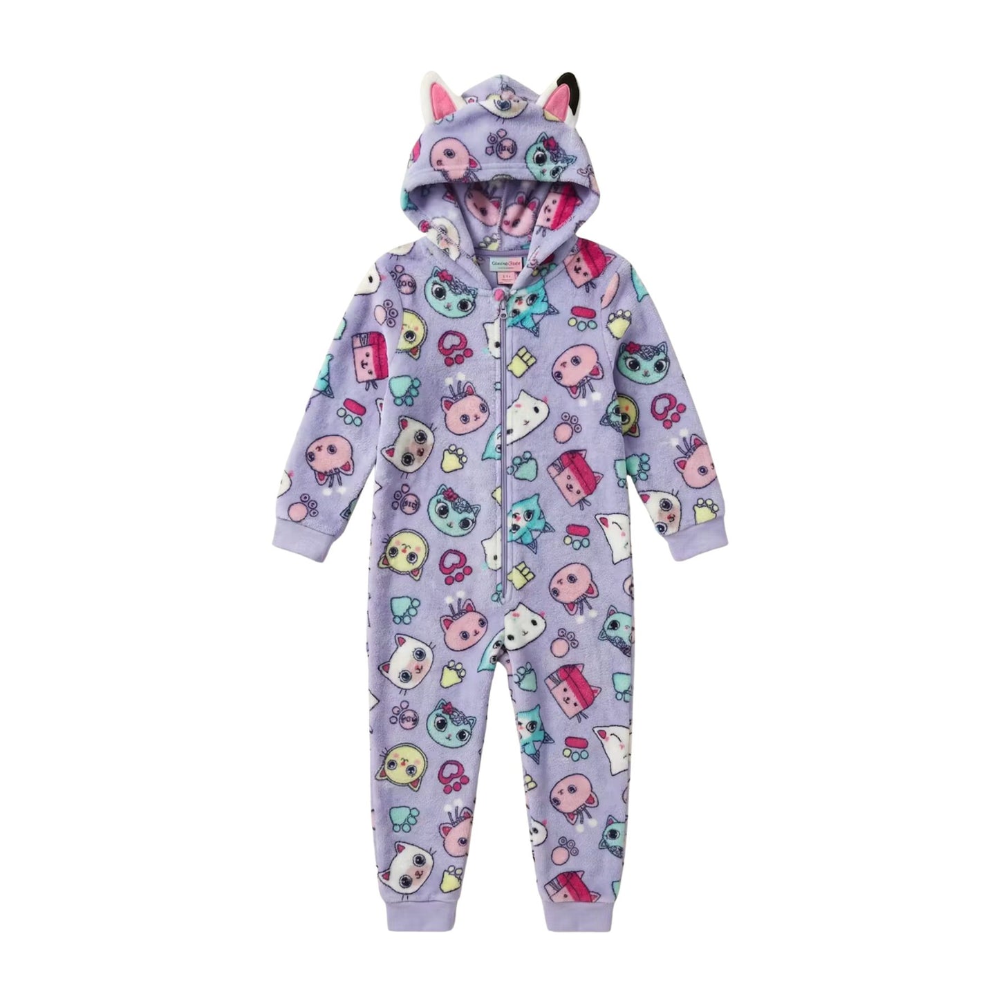 DreamWorks Gabby's Dollhouse Kinder Overall Lila Pyjama Hausanzug