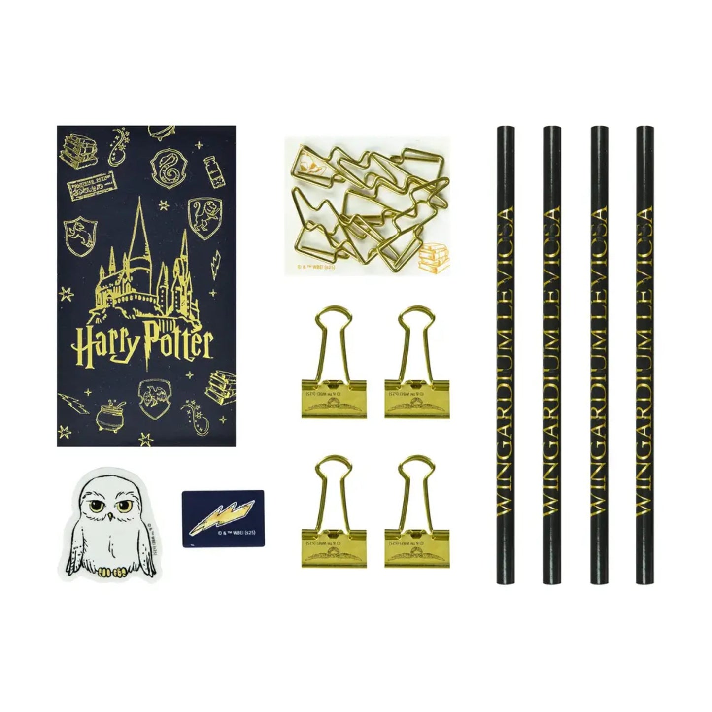 Harry Potter Schreibwarenset Schulzubehör Mehrfarbig Set für Schule Zuhause unterwegs