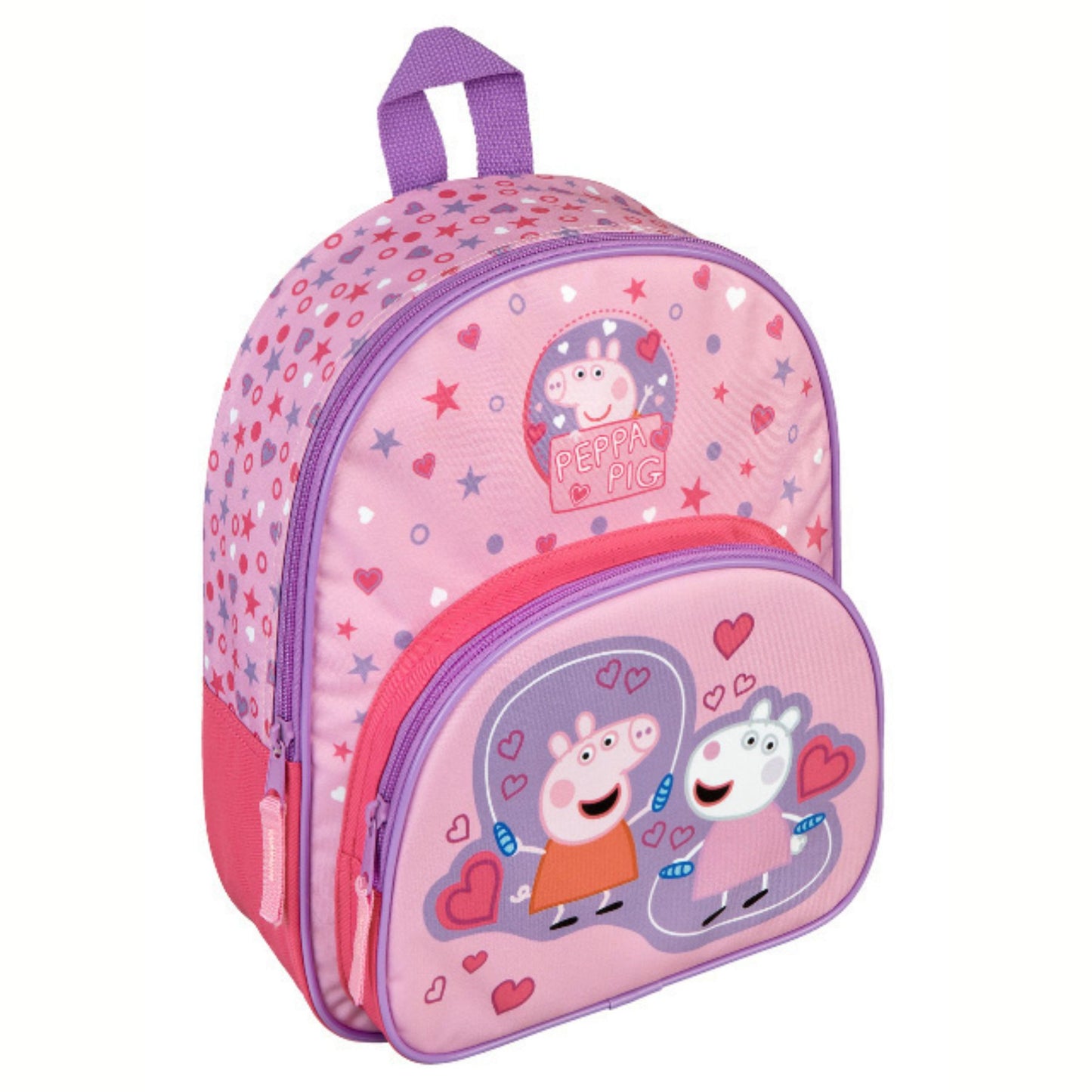 Peppa Pig Kinder Rucksack Rosa Daypack Schule Ausflug Freizeit 25 x 9,5 x 29,5 cm