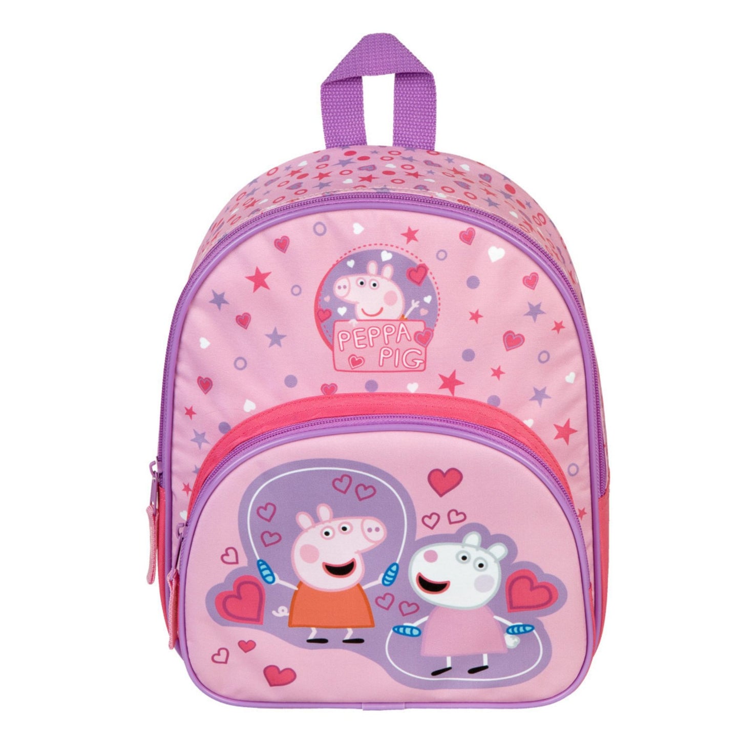 Peppa Pig Kinder Rucksack Rosa Daypack Schule Ausflug Freizeit 25 x 9,5 x 29,5 cm