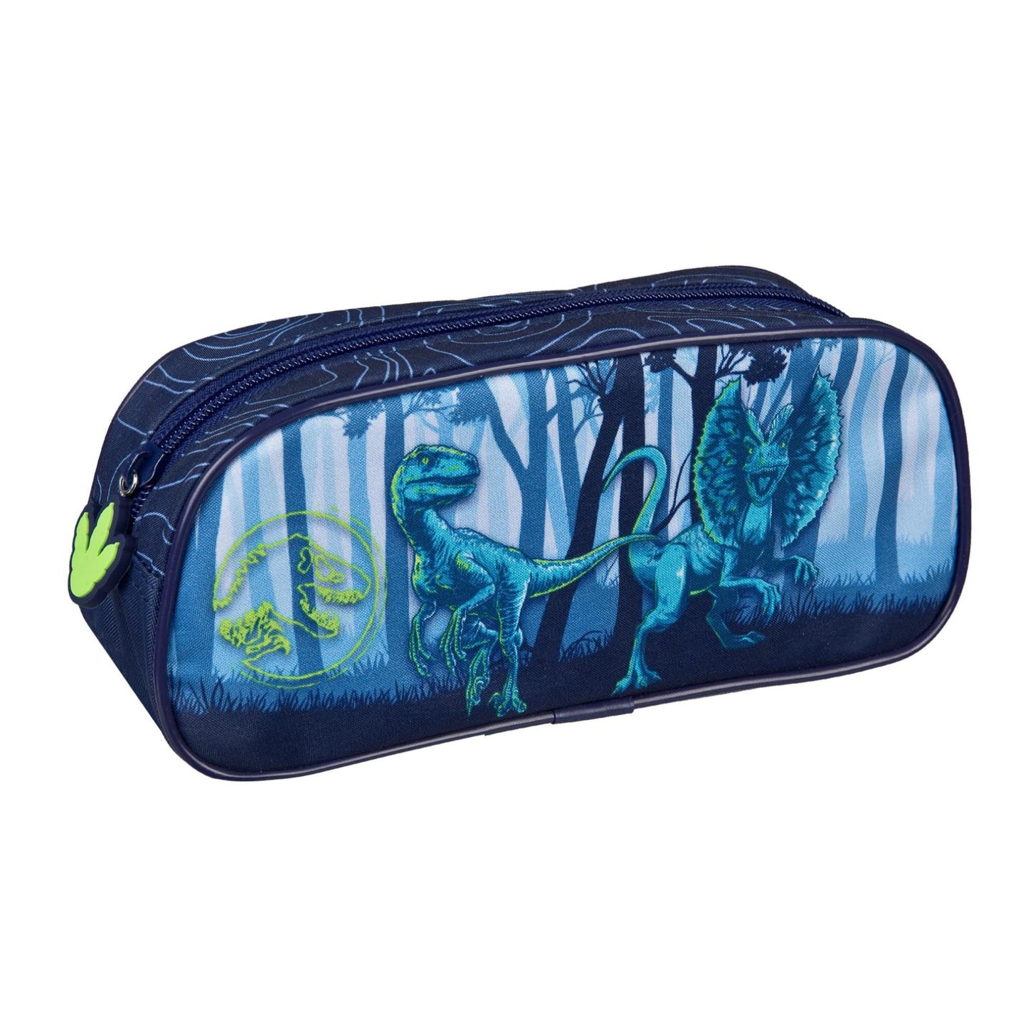 Jurassic World Mäppchen Blau Federtasche Stifte Tasche Schule Freizeit
