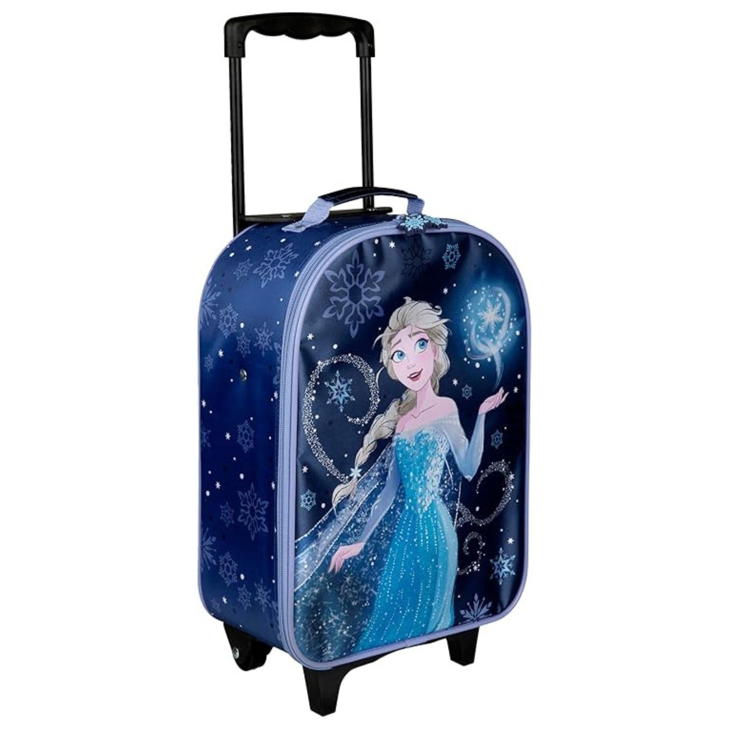 Disney Frozen Reise Trolley Koffer für Kinder Blau 27 x 13,5 x 38 cm Urlaub Wochenendtrip