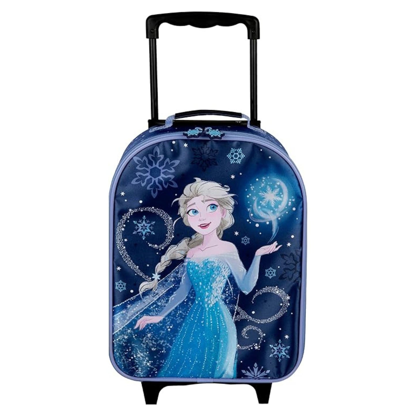 Disney Frozen Reise Trolley Koffer für Kinder Blau 27 x 13,5 x 38 cm Urlaub Wochenendtrip