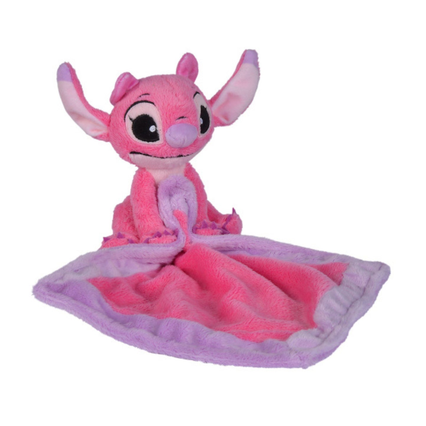 Disney Lilo & Stitch Angel Kuscheltuch Rosa Schmusetuch Plüschtuch Kinder Kuschelfigur