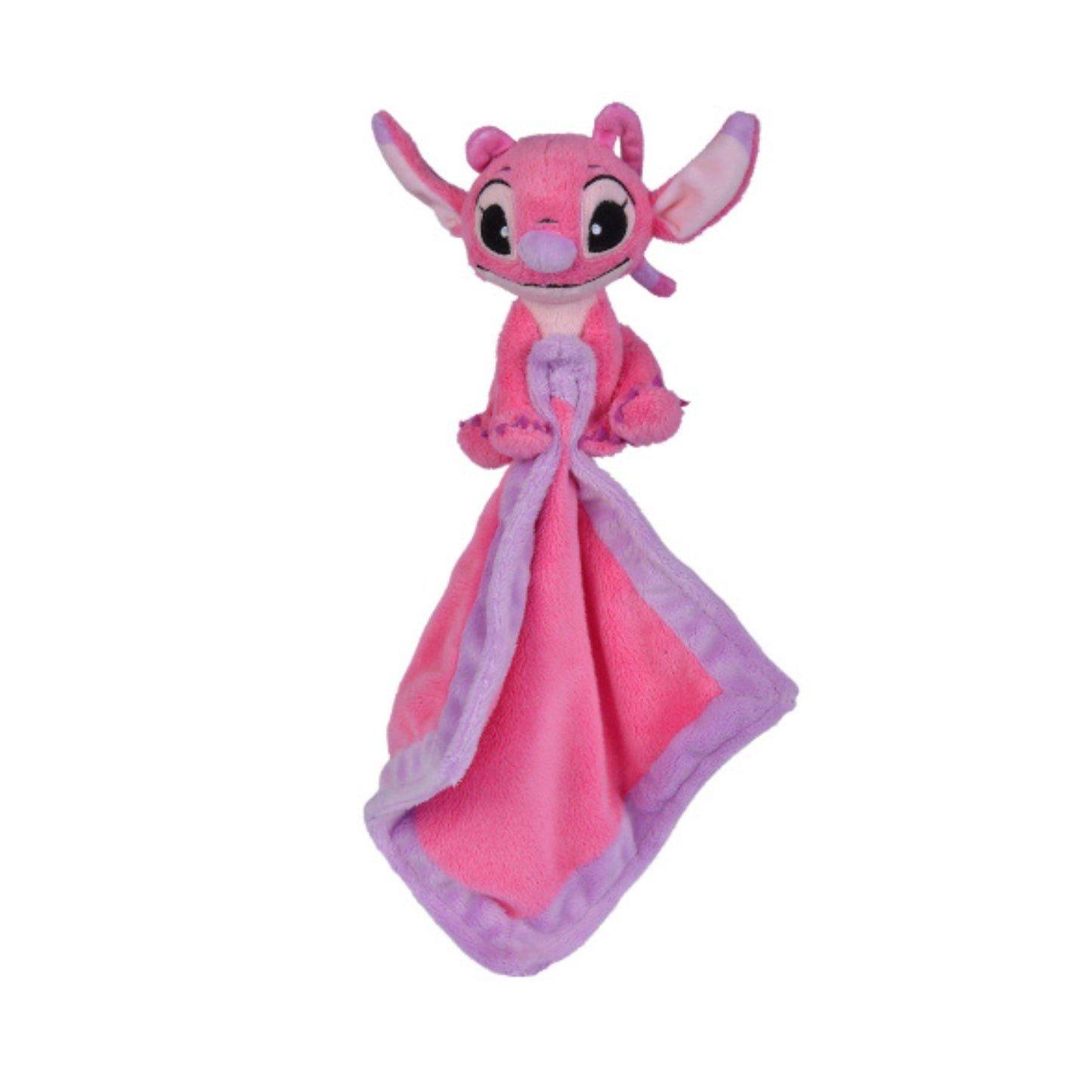 Disney Lilo & Stitch Angel Kuscheltuch Rosa Schmusetuch Plüschtuch Kinder Kuschelfigur