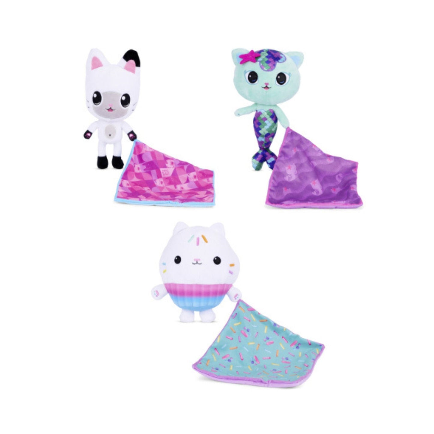 Gabby's Dollhouse Kuscheltuch Kinder Plüschfigur Schmusefreund Geschenkidee