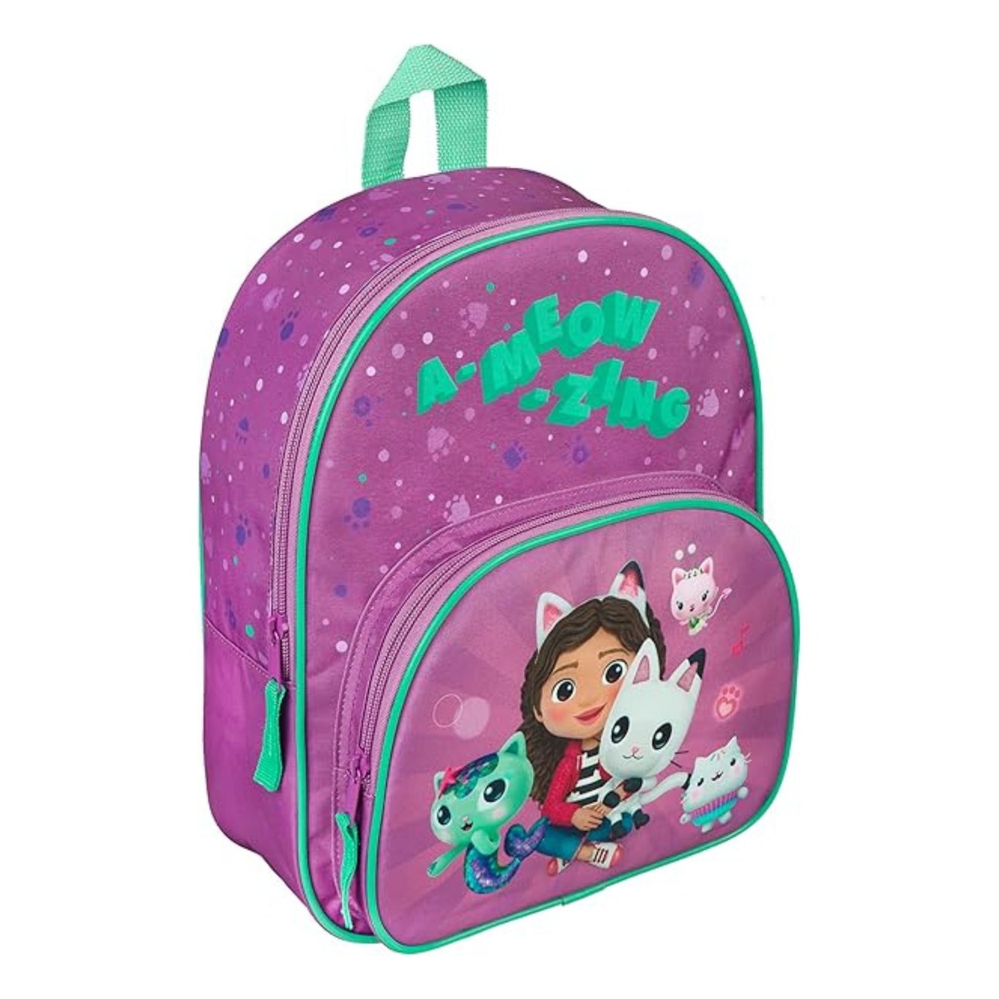 Gabby's Dollhouse Kinder Rucksack Lila Kita Rucksack Mädchen Tasche Freizeitrucksack