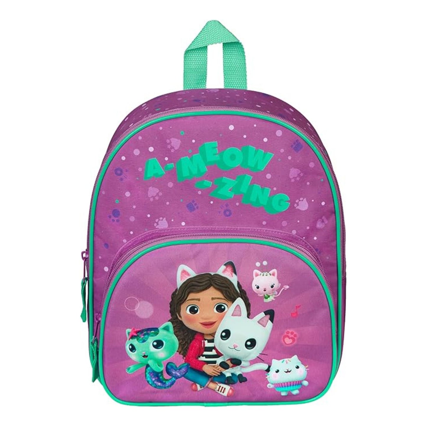 Gabby's Dollhouse Kinder Rucksack Lila Kita Rucksack Mädchen Tasche Freizeitrucksack