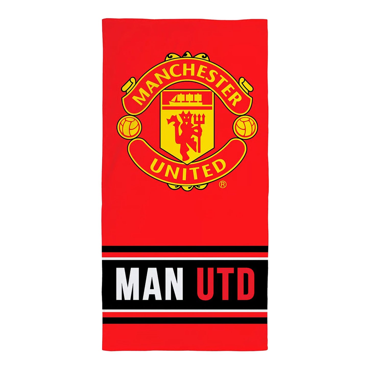 Manchester United 75 x 150 cm Strandtuch Rot Baumwolle Badetuch Duschtuch