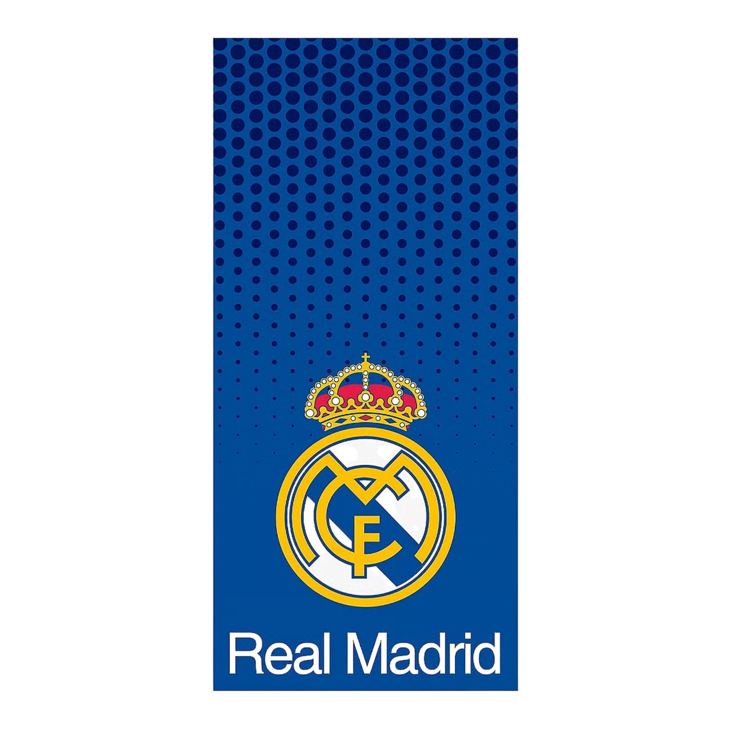 Real Madrid Strandtuch Blau Badetuch Handtuch Baumwolle 70 × 140 cm