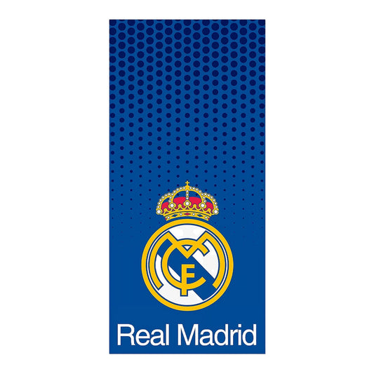 Real Madrid Strandtuch Blau Badetuch Handtuch Baumwolle 70 × 140 cm