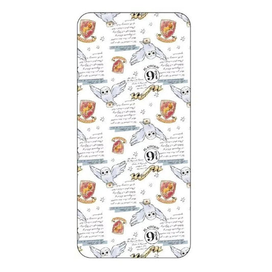 Harry Potter Bettlaken Spannbettlaken Baumwolle Weiß Kinderzimmer 90 × 200 cm