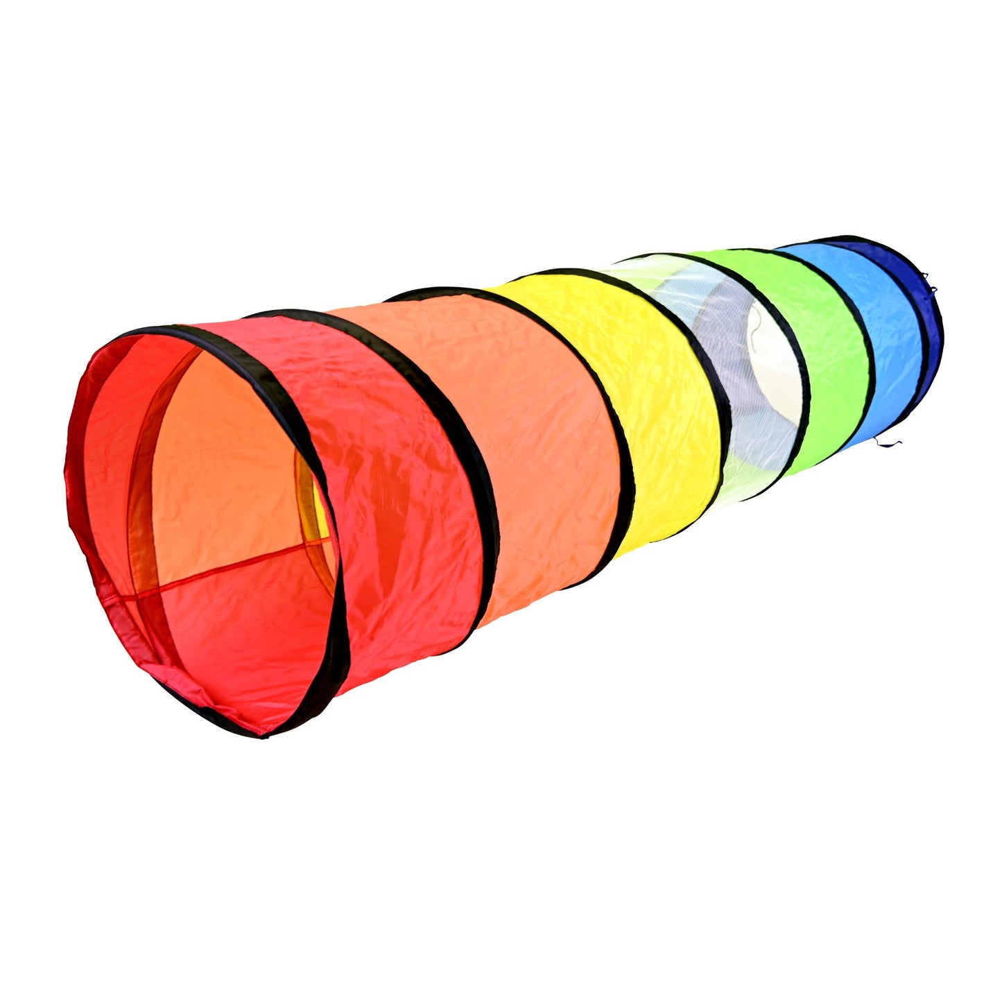 Regenbogen Kindertunnel Spieltunnel Krabbeltunnel Mehrfarbig Spielzeug 180 cm