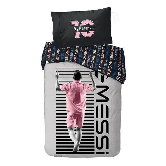 Messi Bettwäsche Set Bettbezug Kissenbezug Baumwolle 140 × 200 cm