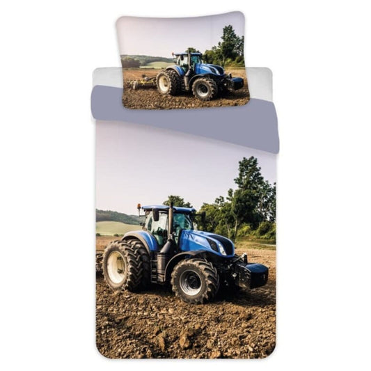 Traktor Bettwäsche Set Bettbezug Kissenbezug Baumwolle 140 × 200 cm