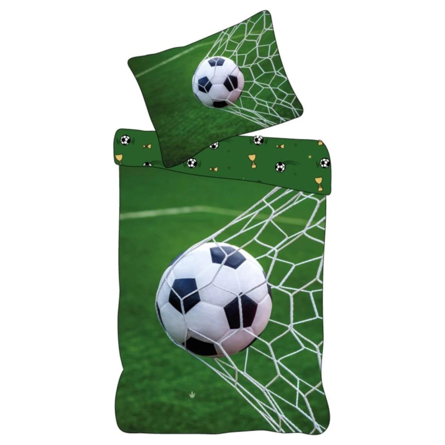 Football Bettwäsche Set Bettbezug Kissenbezug Baumwolle 140 × 200 cm