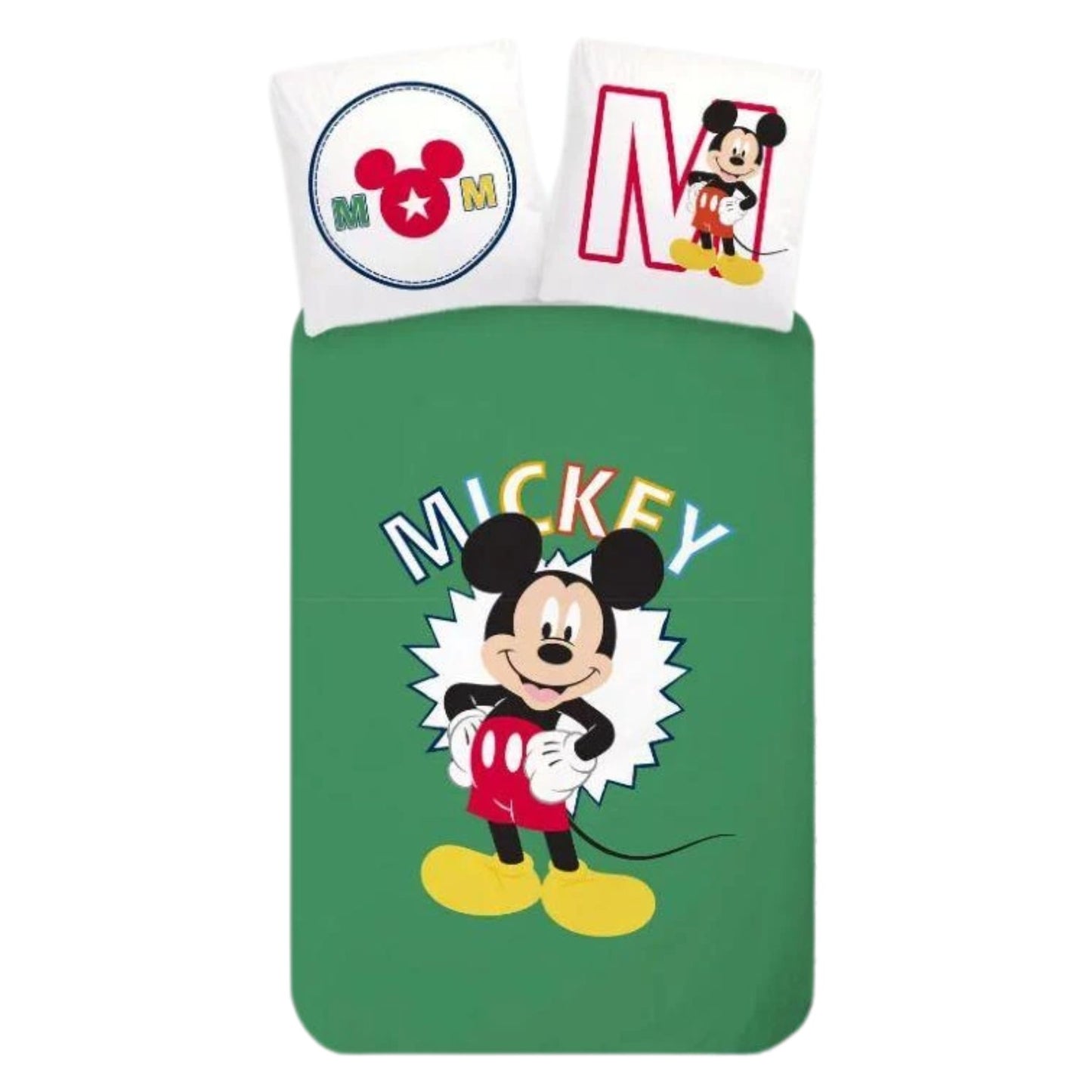 Disney Mickey Mouse 100 x 135 cm 40 x 60 cm Bettwäsche Set Baumwolle Bettbezug Kissenbezug