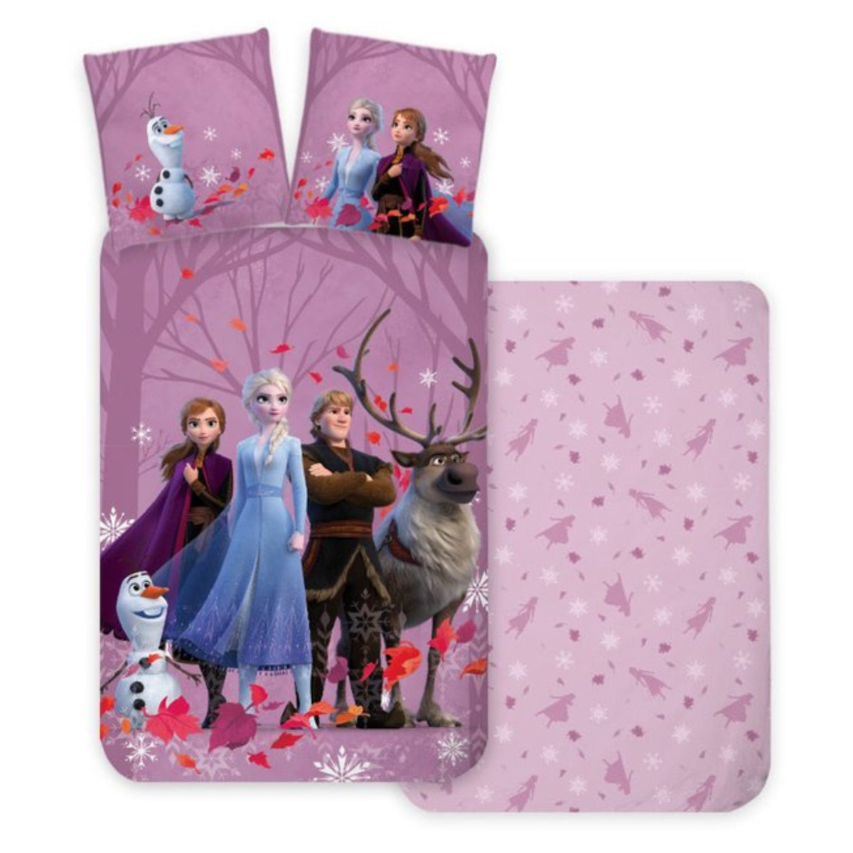 Disney Frozen Bettwäsche Set Baumwolle Bettbezug Kissenbezug 100 x 135 cm 40 x 60 cm