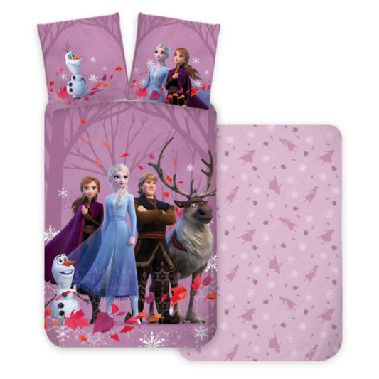Disney Frozen Bettwäsche Set Baumwolle Bettbezug Kissenbezug 100 x 135 cm 40 x 60 cm