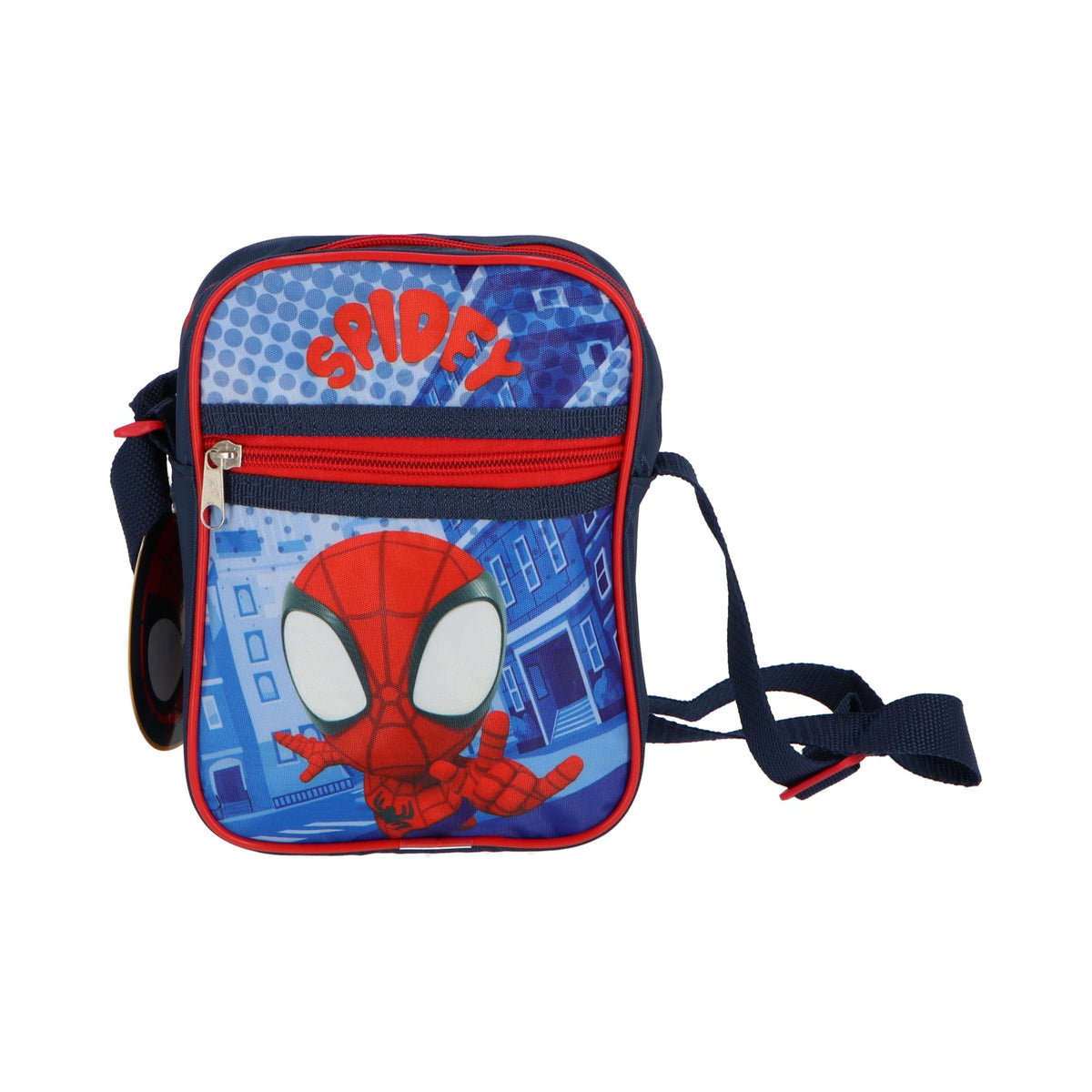 Marvel Spiderman Kinder Umhängetasche kompakt für Alltag Schule und Freizeit