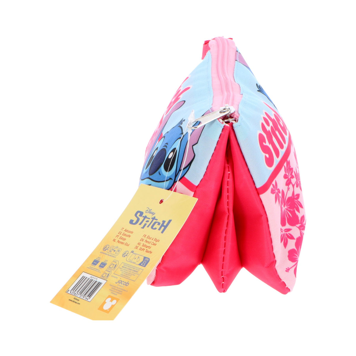 Disney Stitch Kinder Federtasche kompakt für Schulalltag Lernen und kreative Aktivitäten