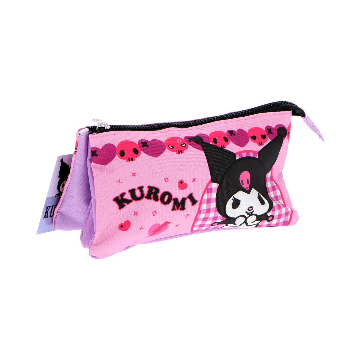 Hello Kitty Kuromi Kinder Federtasche kompakt für Schulalltag Lernen und kreative Aktivitäten