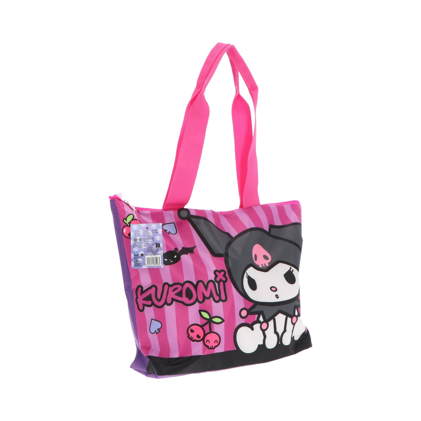 Hello Kitty Kuromi Strandtasche Kinder groß für Urlaub Schwimmbad Freizeit und Ausflüge