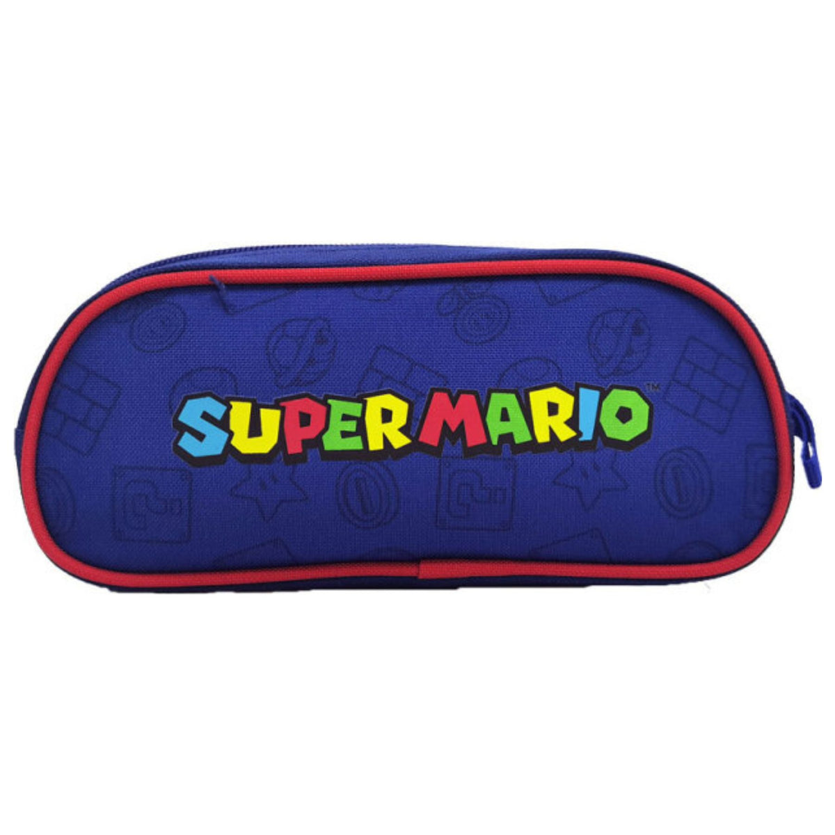 Super Mario Kinder Federtasche kompakt für Schulalltag Lernen und kreative Aktivitäten