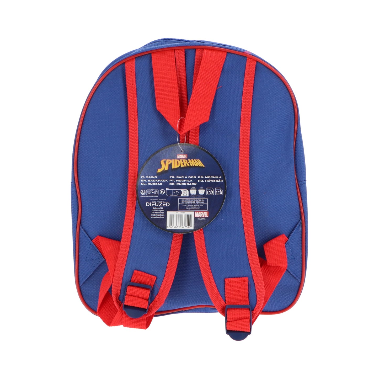 Spiderman Rucksack Kinder für Kindergarten Schule Freizeit und Ausflüge
