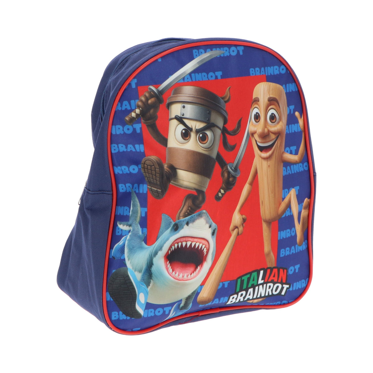 Italian Brainrot Rucksack Kinder für Kindergarten Schule Freizeit und Ausflüge