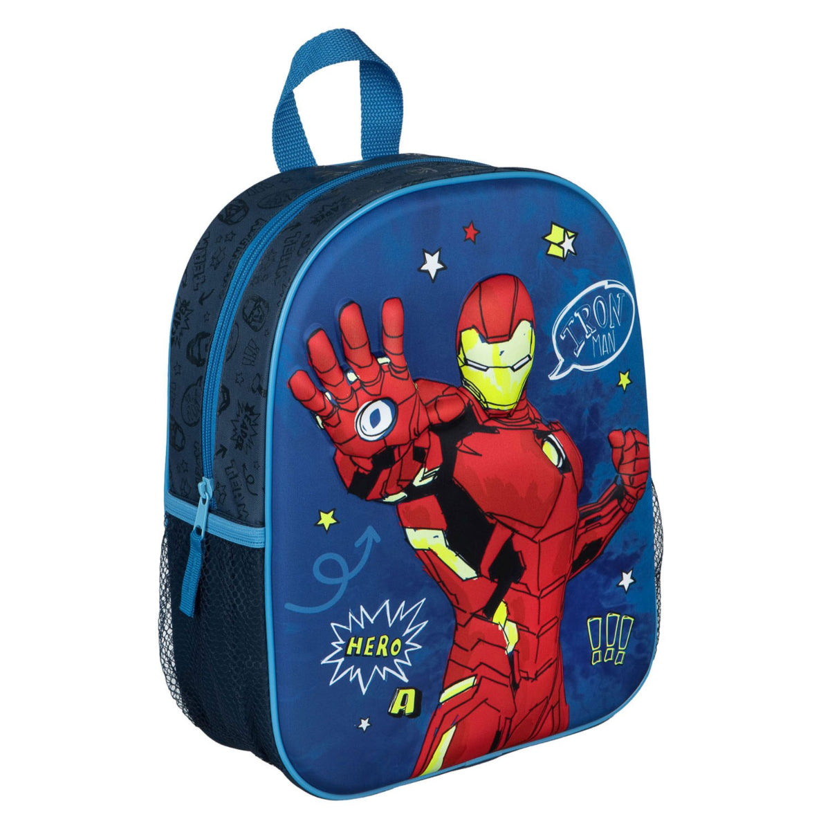 Marvel Avengers 3D Rucksack Kinder für Kindergarten Schule Freizeit und Ausflüge