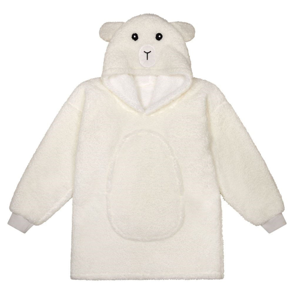 Noxxiez Hoodie Schaf Decke Kinder bis 160 cm für Zuhause Freizeit