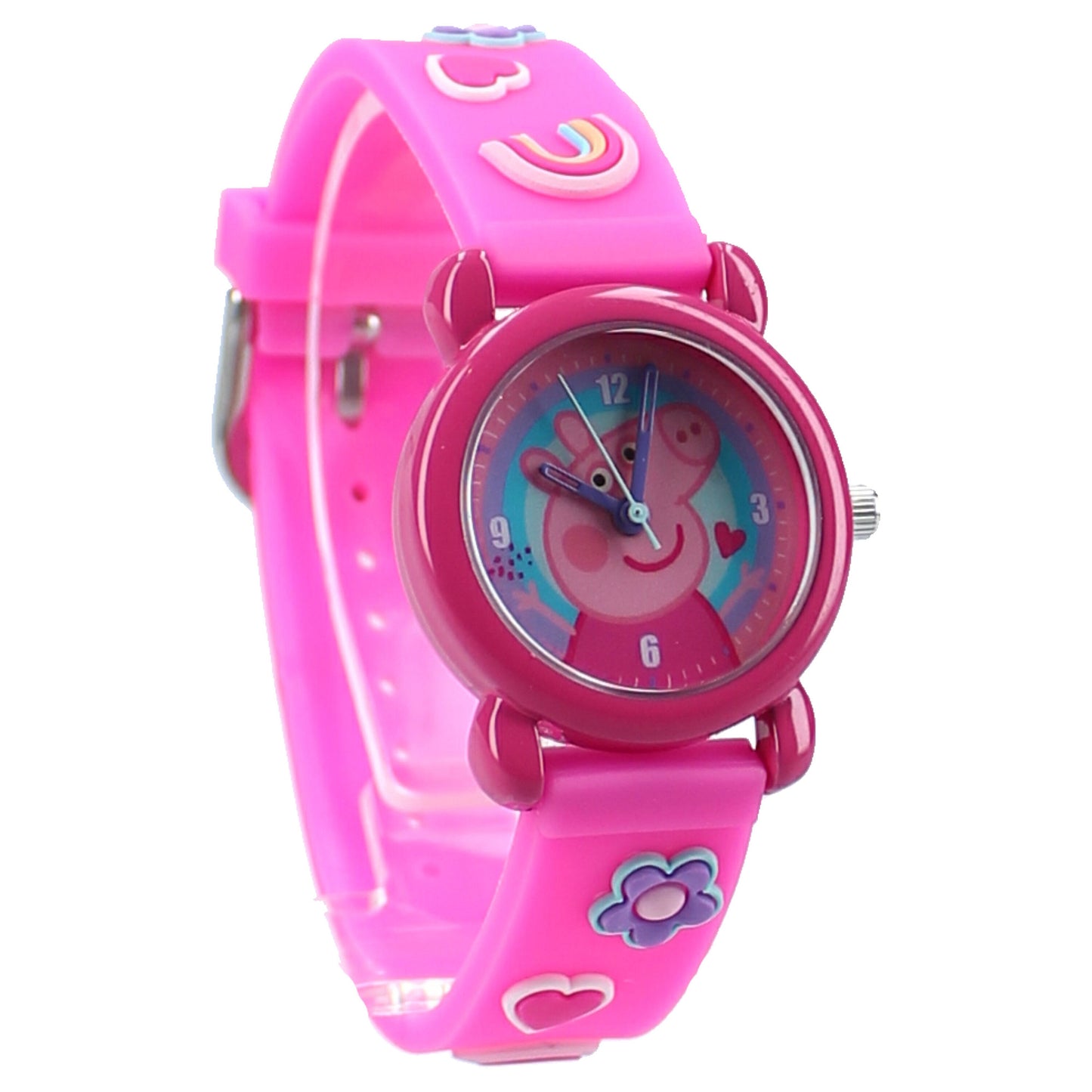 Peppa Pig Uhr „Kids Time!“ Perfekte Kinderuhr für Schule & Freizeit