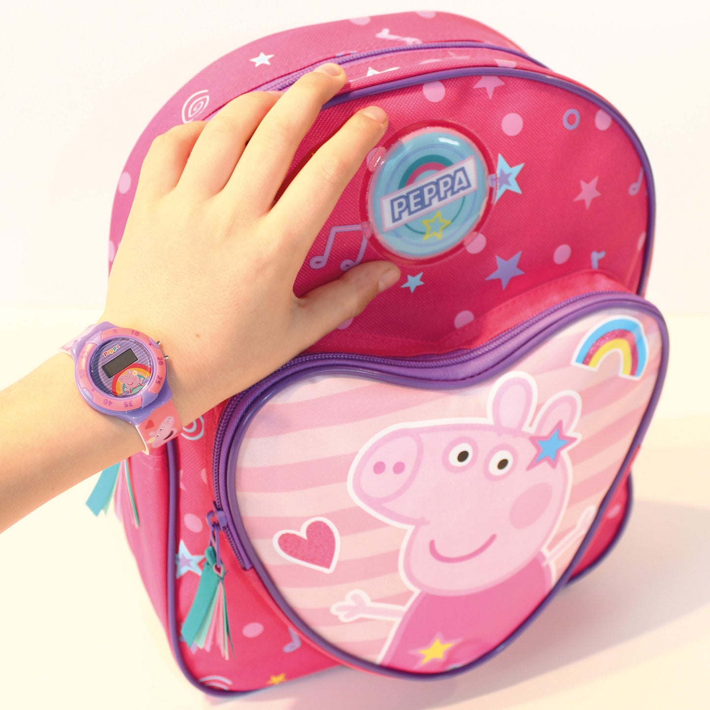 Peppa Pig Uhr „Kids Time!“ Perfekte Kinderuhr für Schule & Freizeit