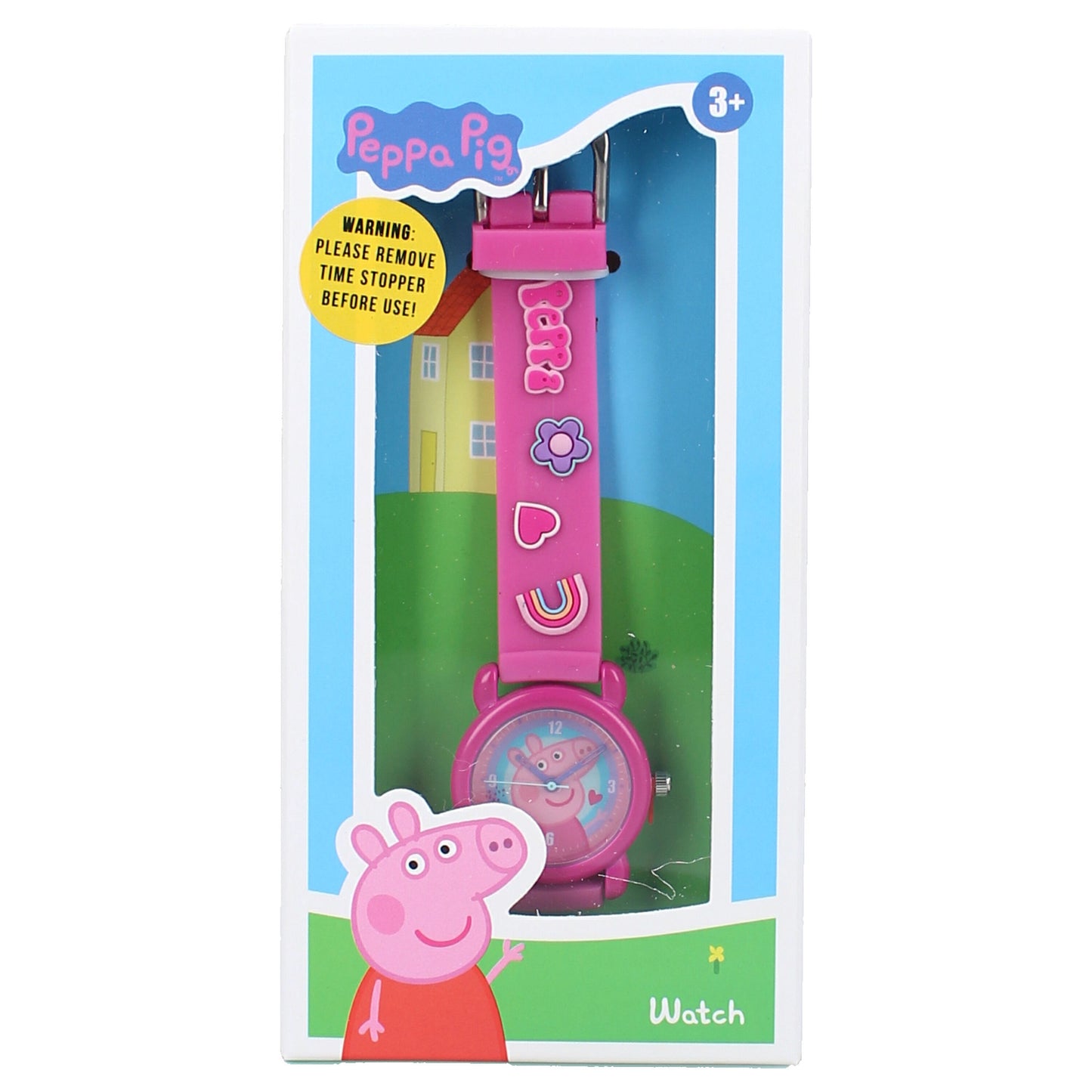 Peppa Pig Uhr „Kids Time!“ Perfekte Kinderuhr für Schule & Freizeit