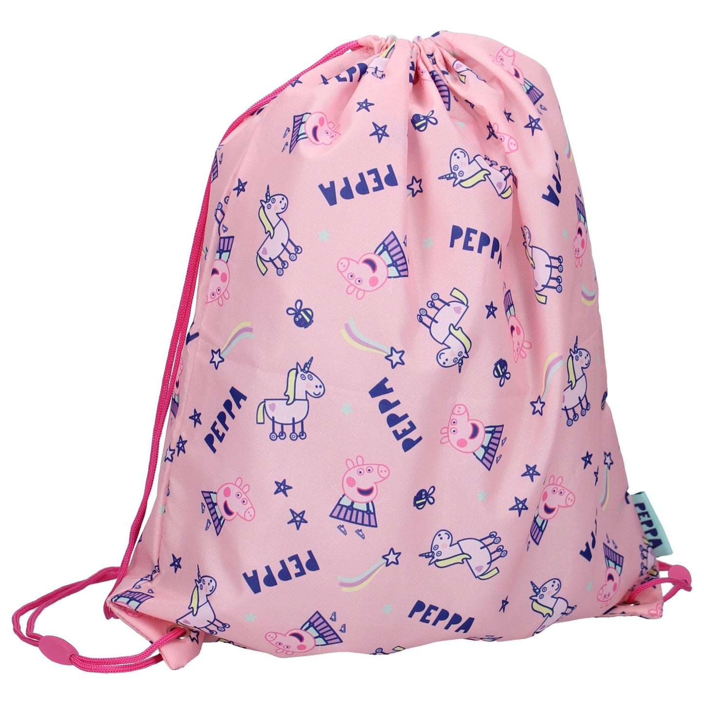 Peppa Wutz Turnbeutel leichte Sporttasche für Kindergarten & Freizeit